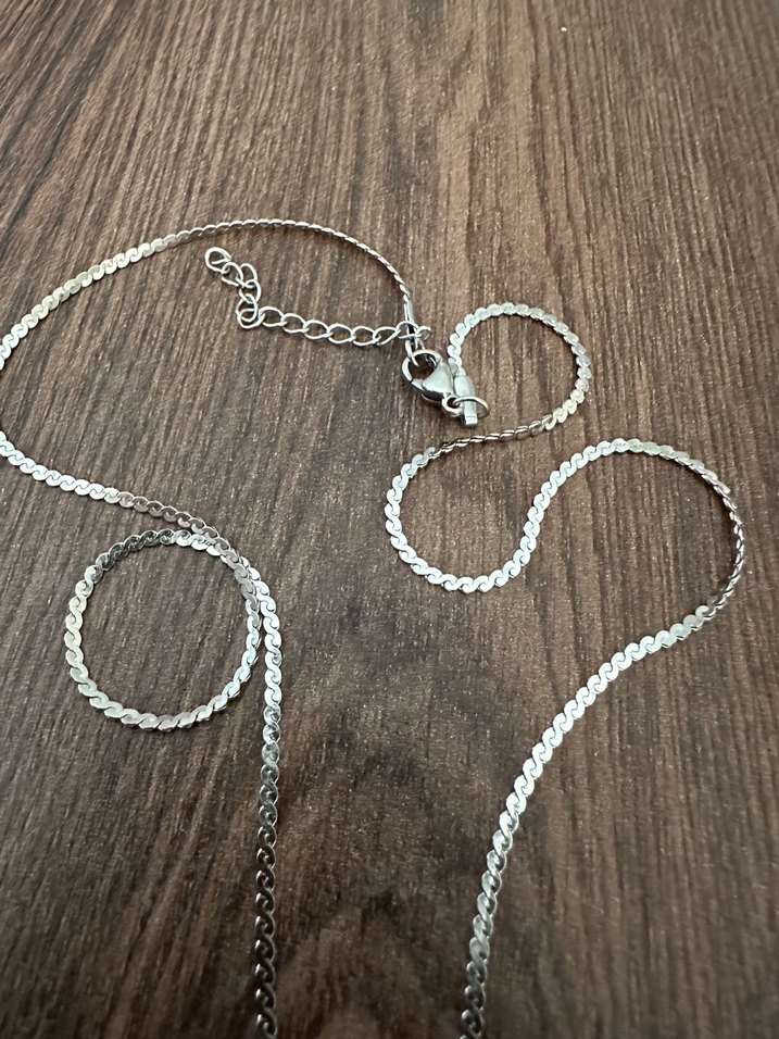 Kalp Motif Haç Kolye - Görsel 5