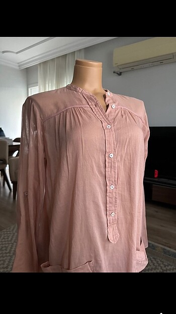 s Beden çeşitli Renk ZARA Basic Tunik Bluz