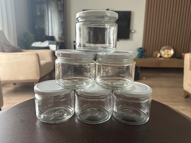 6 Adet Paşabahçe Magnolia Cam Kavanoz