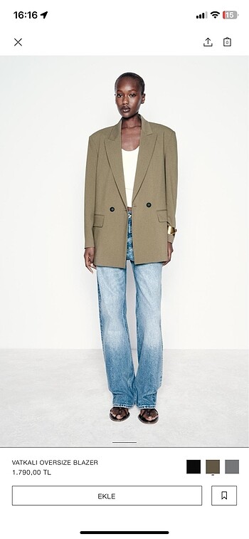 m Beden ZARA BLAZER