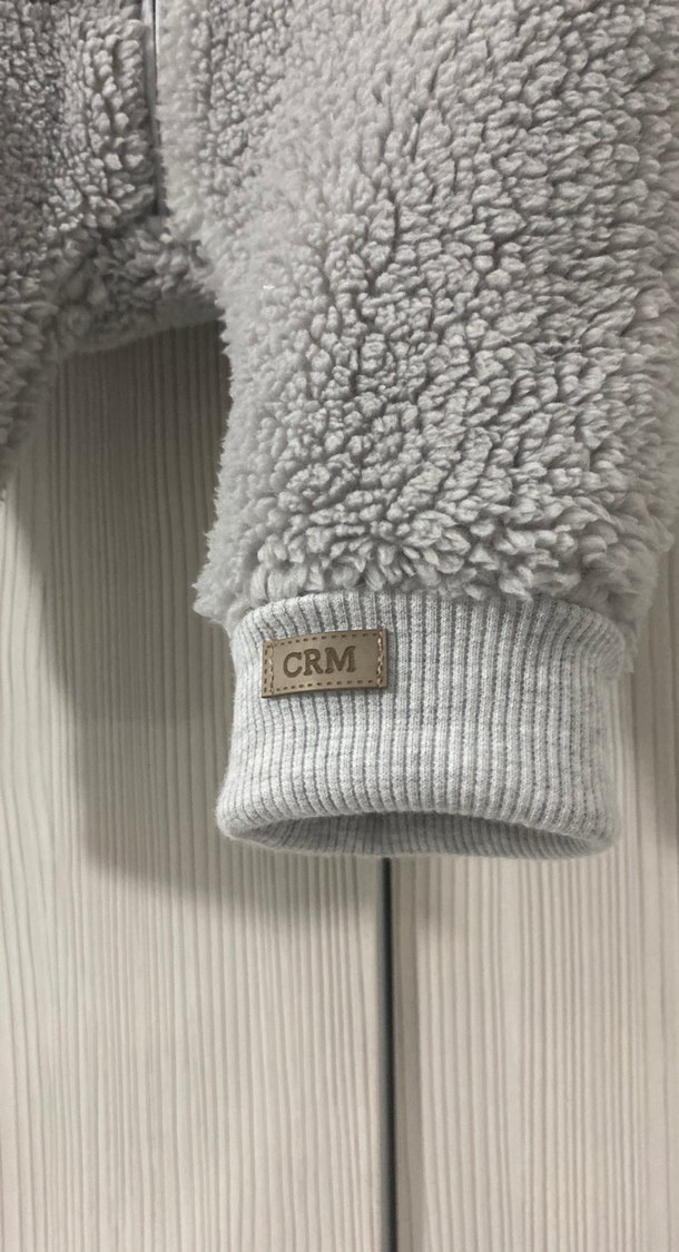 Gri Erkek Bebek Peluş Tulum - Görsel 2