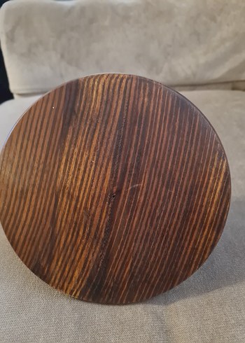 Kahverengi Ahşap El Oyma Çerezlik - Görsel 4