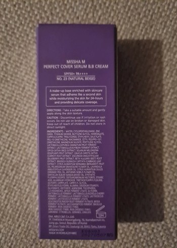 Missha M No 23 Mor BB Krem SPF 50+ - Görsel 2
