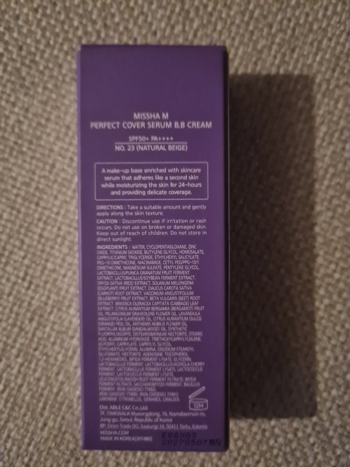 Missha M No 23 Mor BB Krem SPF 50+ - Görsel 2