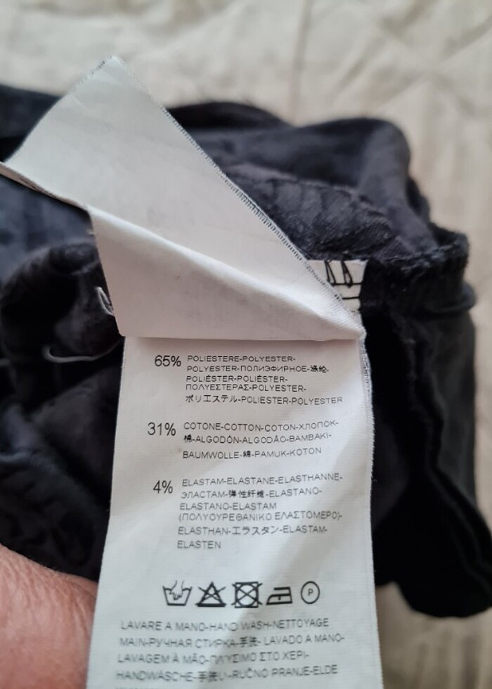 DESENLİ KUMAŞ PANTOLON - Görsel 3