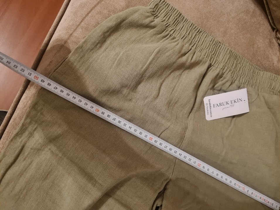 FARUK EKİN KETEN PANTOLON - Görsel 4
