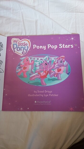  Beden Renk My little pony, iki ayrı kitap