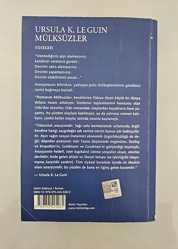 Mülksüzler - Ursula K. LeGuin Roman