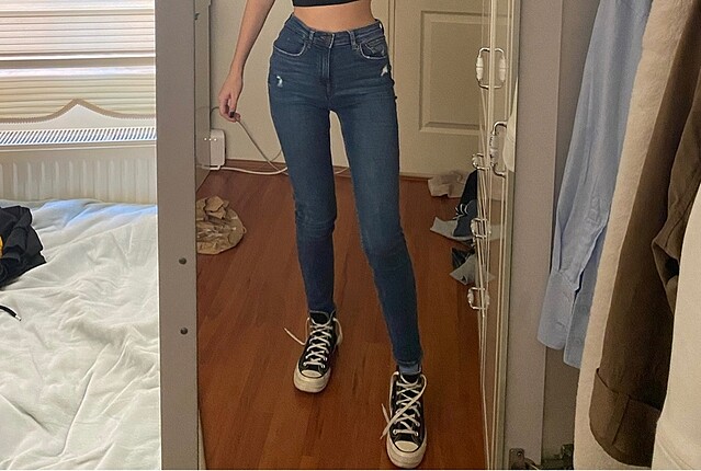 36 Beden Bershka kadın pantolon