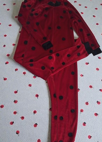 Kırmızı Puantiyeli Çocuk Kostümü - Görsel 3