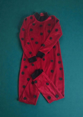 Kırmızı Puantiyeli Çocuk Kostümü - Görsel 2