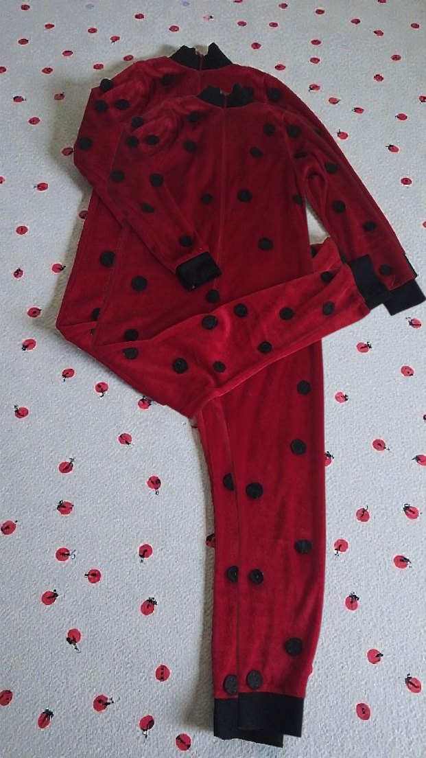 Kırmızı Puantiyeli Çocuk Kostümü - Görsel 3