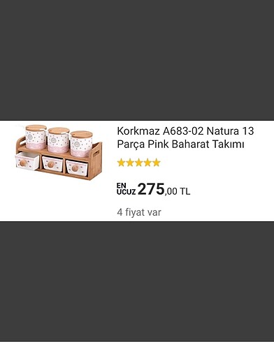 12 parça baharat takımı.