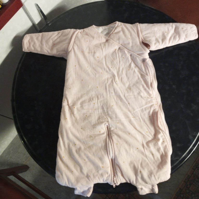 Pembe Baskılı  çocuk uyku tulumu - Görsel 2