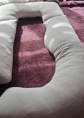 Beyaz Hamile ve Emzirme Yastığı - Görsel 2