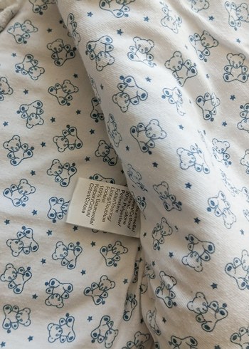 Beyaz Örgü Desenli Bebek Kış Tulumu - Görsel 7