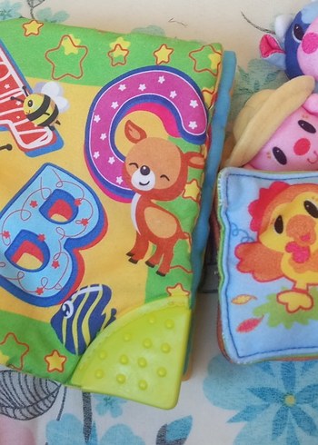 Renkli Nakışlı Çocuk Eldiveni ve Kitap - Görsel 2