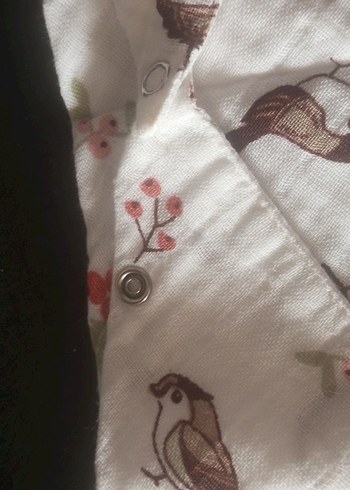 Nakışlı Beyaz Pamuk Çocuk önlüğü múslin bez kumaş  4 lü fiyatı - Görsel 9