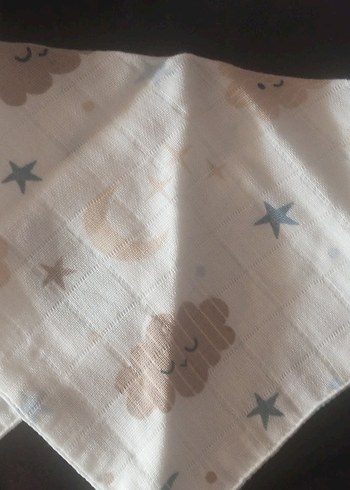 Nakışlı Beyaz Pamuk Çocuk önlüğü múslin bez kumaş  4 lü fiyatı - Görsel 5