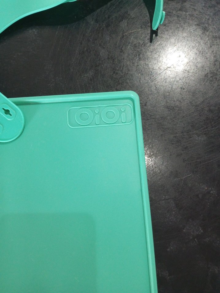 Turkuaz Bebek Önlüğü ve Kaymaz Mama Matı - Görsel 2