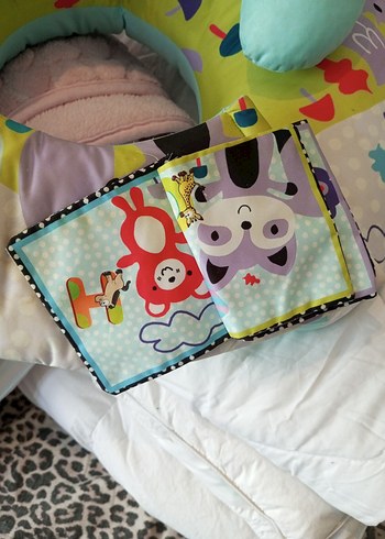 Nakışlı Çok Renkli mama ve oturma minderi - Görsel 5