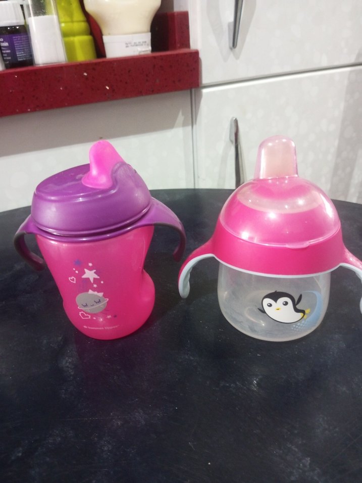 Renkli Pembe Bebek Biberonları - Görsel 5