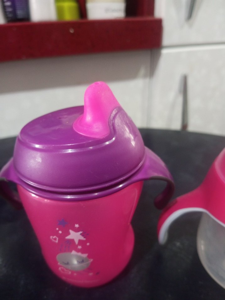 Renkli Pembe Bebek Biberonları - Görsel 2