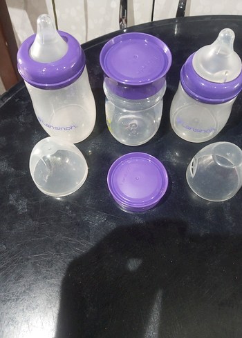 Mor Bebek Biberon Seti - Görsel 5