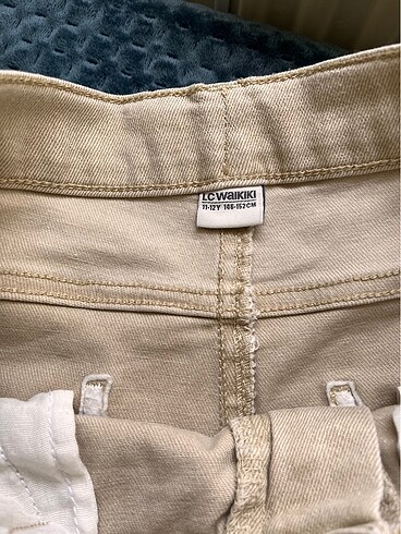 11-12 Yaş Beden camel Renk Erkek çocuk kot pantalon