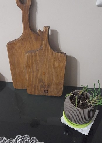 Ahşap Kesme ve Sunum Tahtaları Seti - Görsel 2