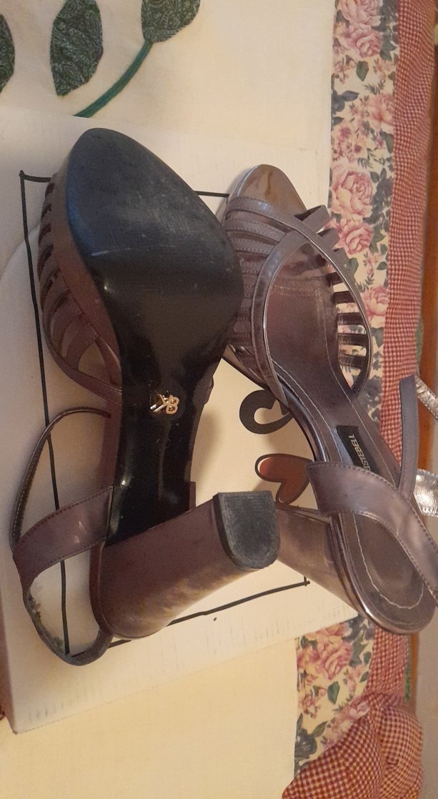 antresit rengi Platform Topuklu Kadın ayaykkabi - Görsel 4