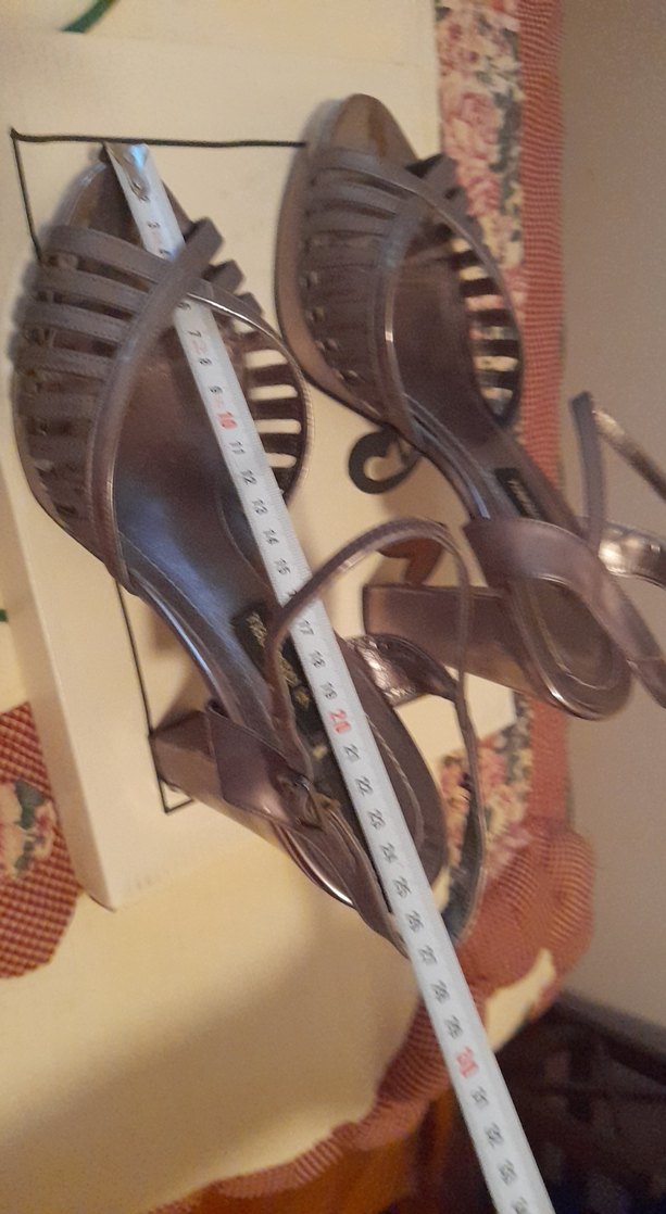 antresit rengi Platform Topuklu Kadın ayaykkabi - Görsel 5