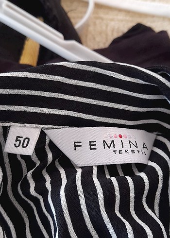 Diğer Zebra Desenli Kadın Keten Gömlek