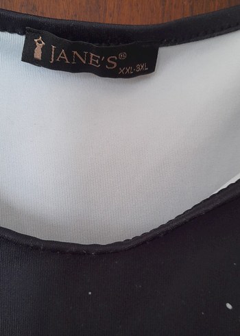 V Yaka Batik Desenli Gri Beyaz  Sandra kumaşlı bluz - Görsel 2