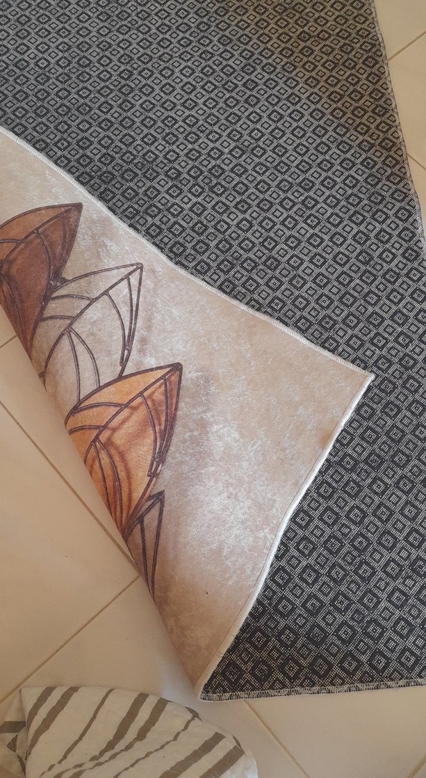 Bohem Çok Renkli Baskılı Halı - Görsel 3