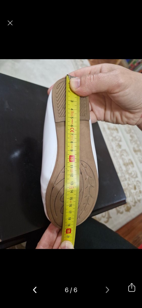 Kız Çocuk Beyaz Fiyonklu Babet - Görsel 5