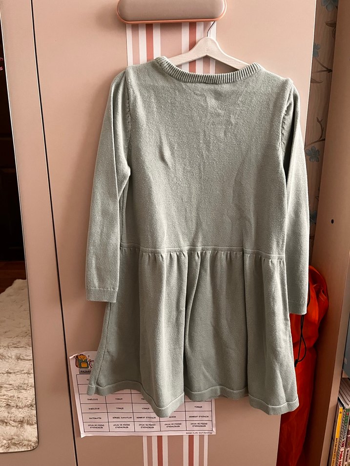 Kız Çocuk  Triko Elbise - Görsel 3