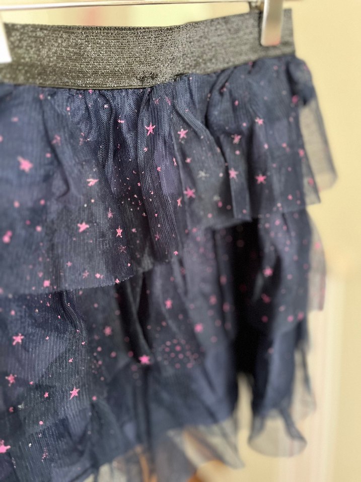 Kız Çocuk Lacivert Fırfırlı Etek - Görsel 2