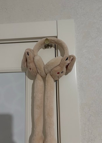 Bej Peluş Oyuncak Kulaklık