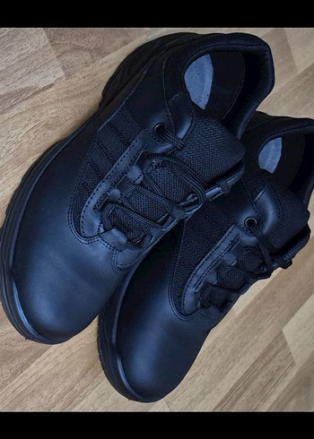 Siyah Minimalist Erkek Ayakkabı Bağcıkları .. ORJİNAL YDS MARKA - Görsel 7