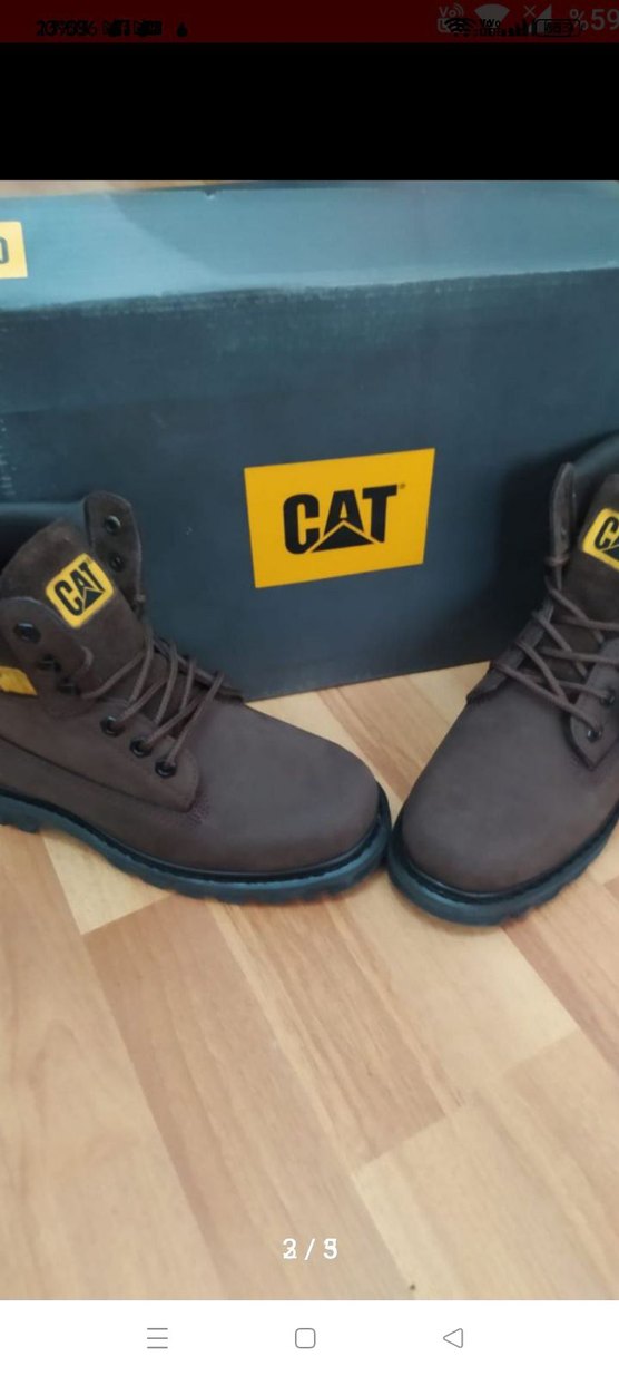 CAT Kahverengi Erkek Bağcıklı Bot - Görsel 4