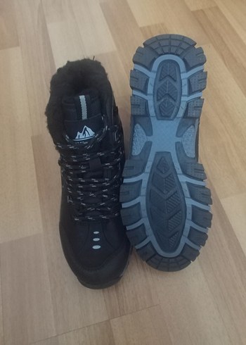 sıfır kaymaz taban içi yünlü sıcacık KAR BOTU - Görsel 6