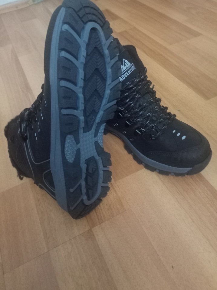 sıfır kaymaz taban içi yünlü sıcacık KAR BOTU - Görsel 2