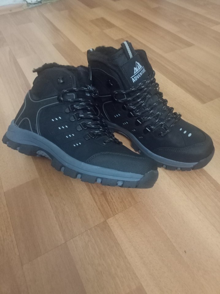 sıfır kaymaz taban içi yünlü sıcacık KAR BOTU - Görsel 3