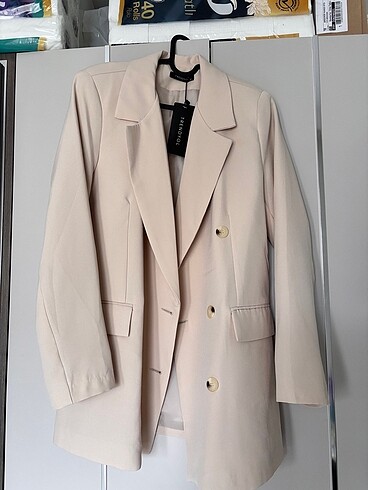 Trendyol & Milla Trendyolmilla bej blazer ceket