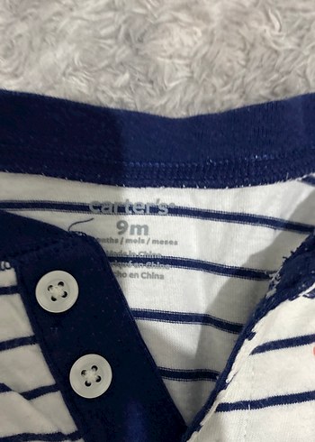 Çizgili Pamuklu Bebek Erkek Tulum - Görsel 2