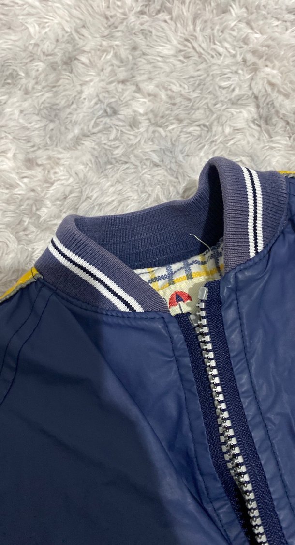 Erkek Çocuk Lacivert Fermuarlı Ceket - Görsel 3