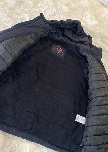 Siyah Fermuarlı Erkek Midi Mont - Görsel 4