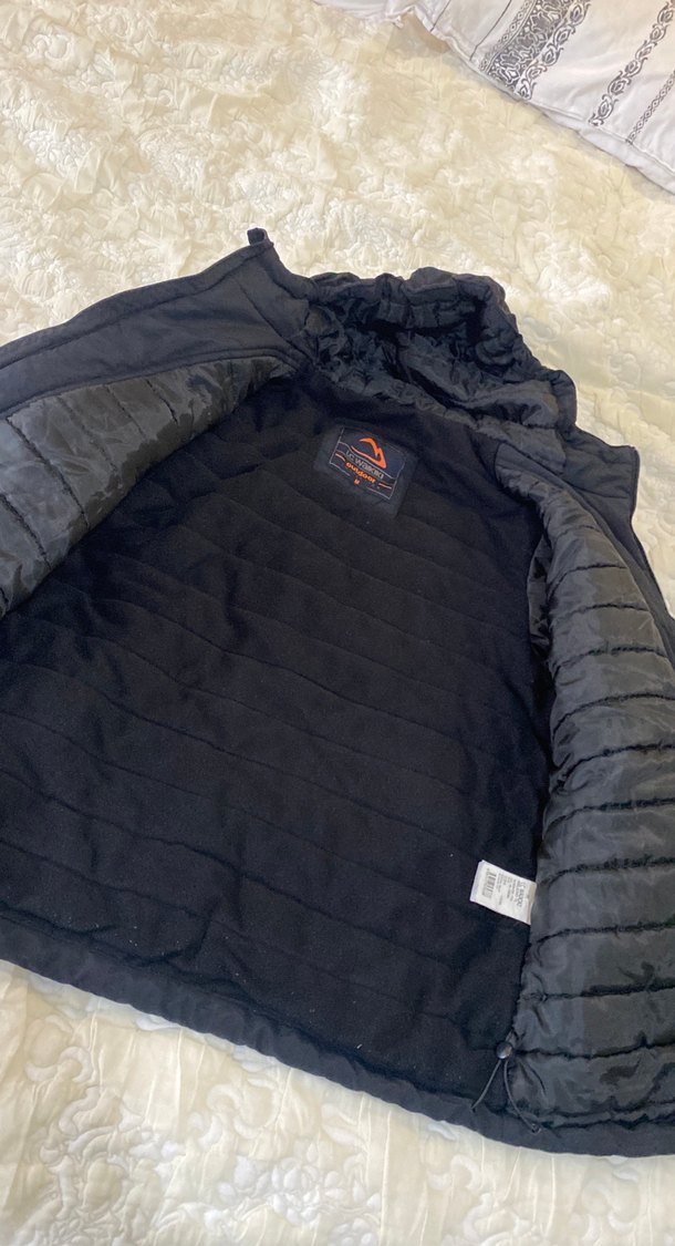 Siyah Fermuarlı Erkek Midi Mont - Görsel 4