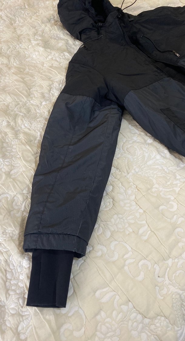 Siyah Fermuarlı Erkek Midi Mont - Görsel 2